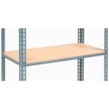 Global Equipment Additional Shelf Level Boltless Wood Deck 48"W x 24"D - Gray 254464D